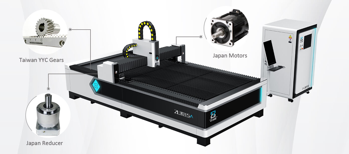 1kw - 20kw CNC Fiber Laser Cutting Machine for Metals