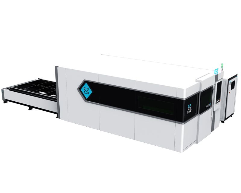 Enclosed Sheet Metal Laser Cutting Machine For Sale Fiber Laser Cutter with Exchange Platform