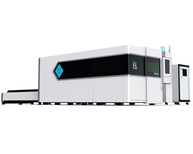 Enclosed Sheet Metal Laser Cutting Machine For Sale Fiber Laser Cutter with Exchange Platform