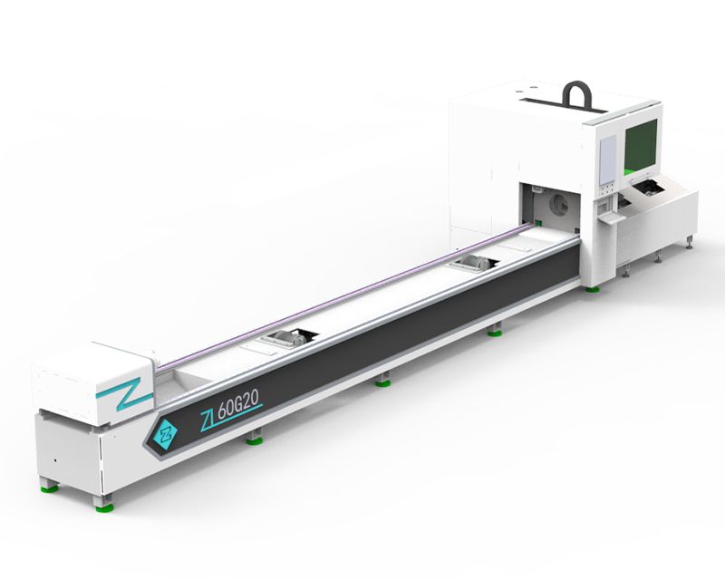 Industrial Metal Tube Fiber Laser Cutting Machine CNC Laser Pipe Cutter At Affordable Price