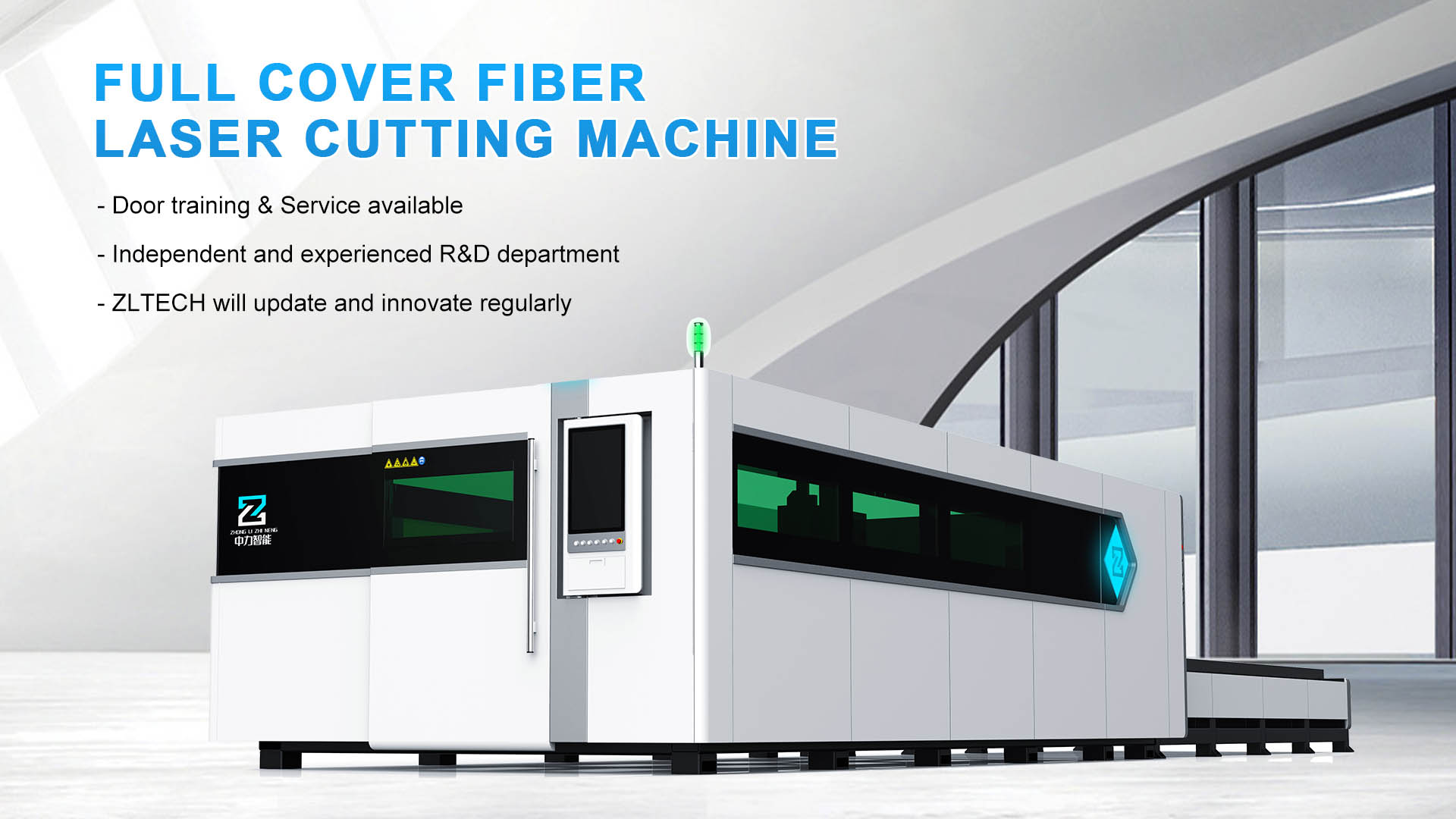 Enclosed Sheet Metal Laser Cutting Machine For Sale Fiber Laser Cutter with Exchange Platform