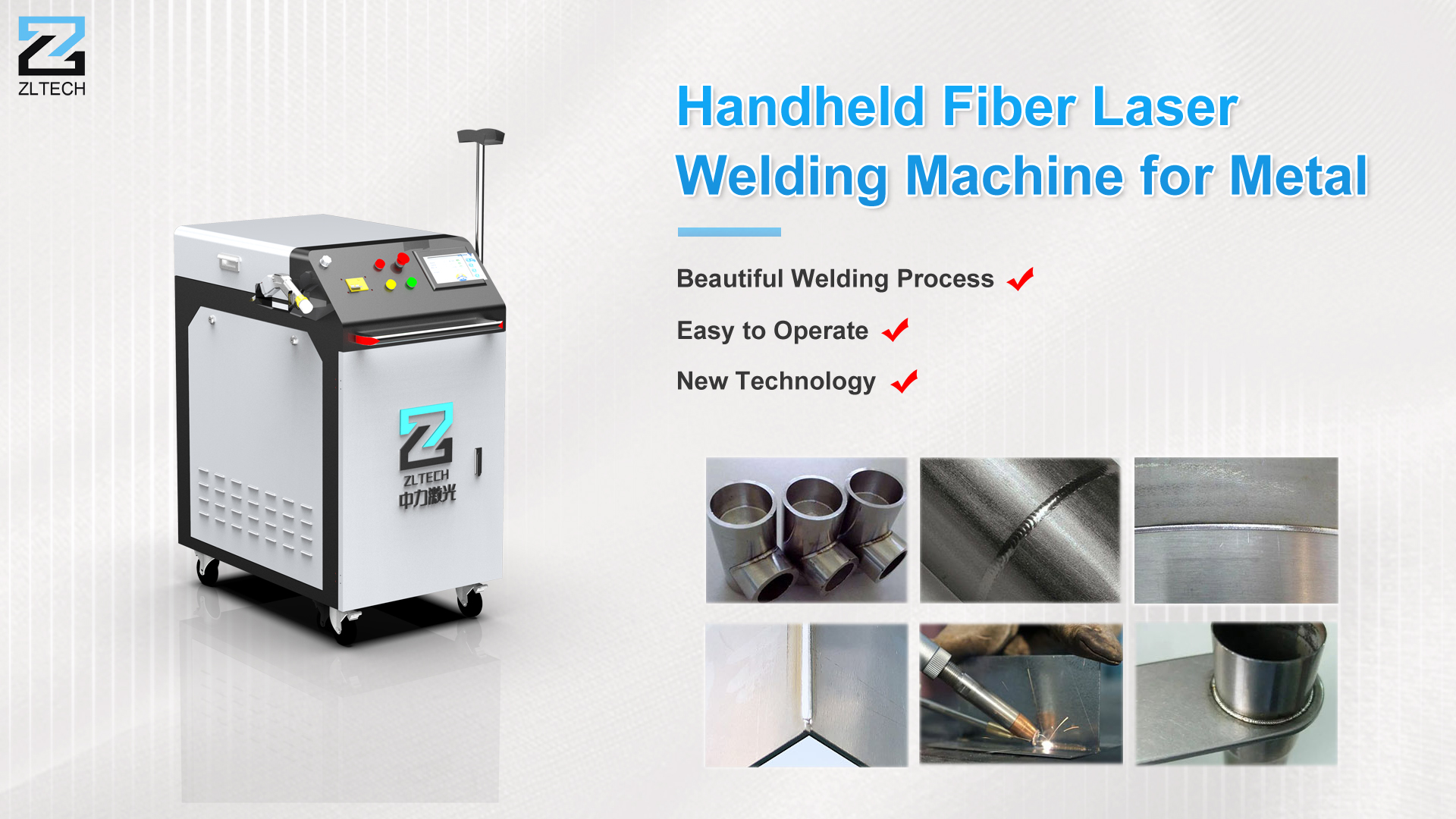 3 in 1 Handheld Fiber Laser Welding Cleaning Cutting Machine for Metal